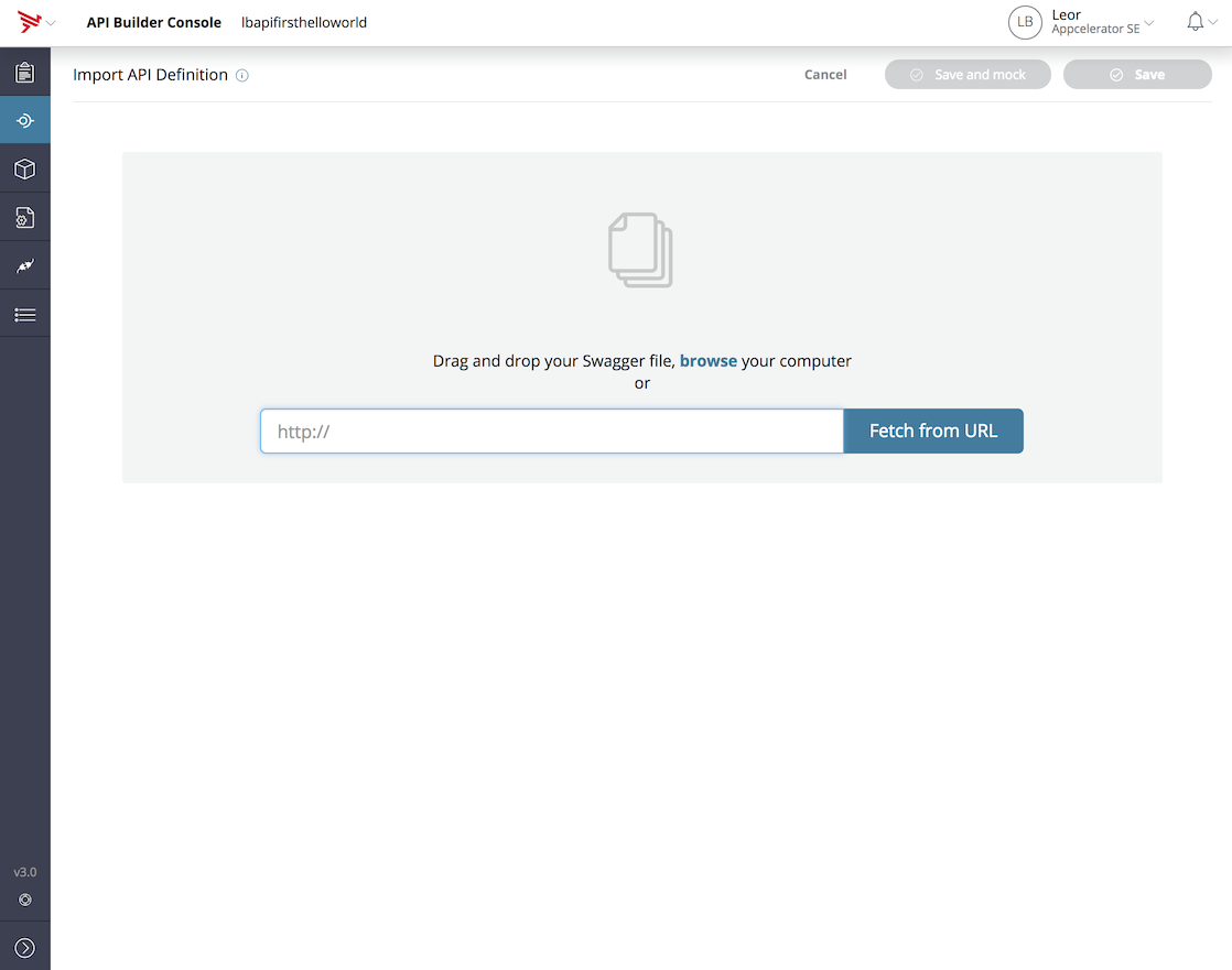API Builder 3.0 Build APIs using "API First" and Flow Editor