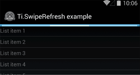 SwipeRefreshLayout
